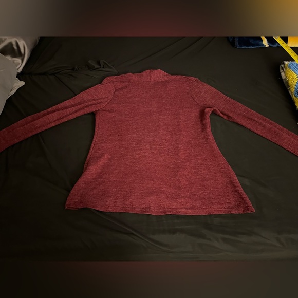 Women’s Fair Haven open front sweater with detailed shoulders in size large - Picture 6 of 9